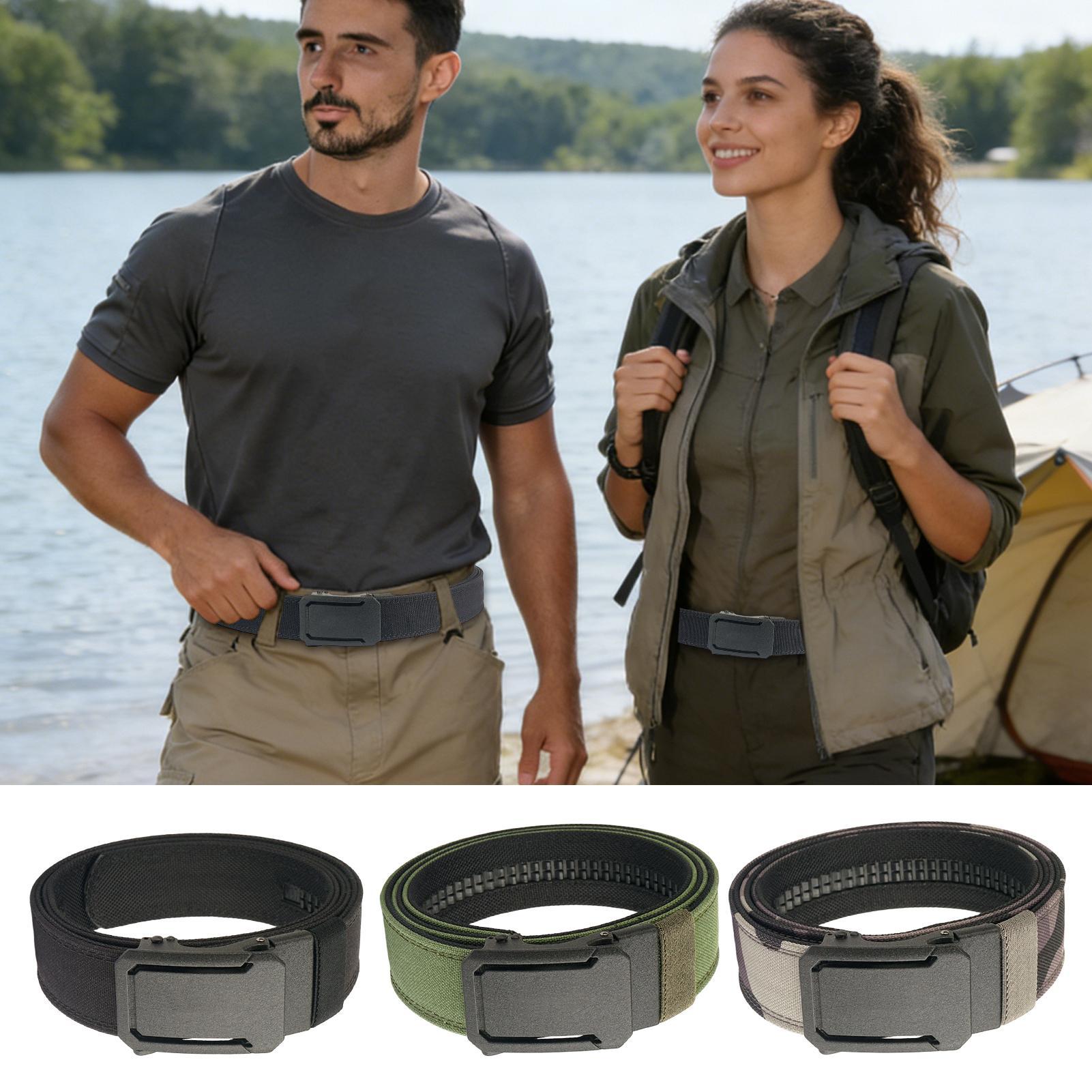 Outdoor Adventure Golf - Robuster Nylon-Gürtel, verdickter Outdoor-Ausrüstungsgürtel für Herren,