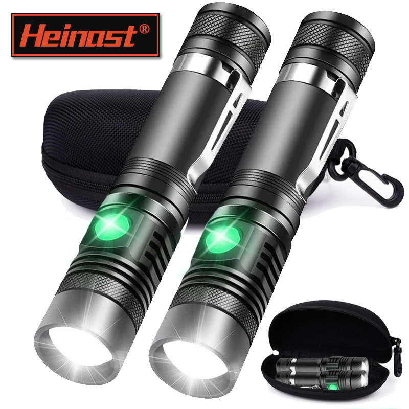 Outdoor Adventure Hiking - Wiederaufladbare T6-Handtaschenlampe, verwenden Sie 18650-Zoom-Taschenlampe, tragbare