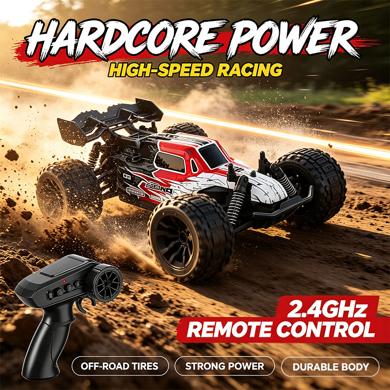 Outdoor Adventure Hobbies - RC Auto 20KM/H Hochgeschwindigkeits-4WD Offroad-Monster-Truck 2.4GHz