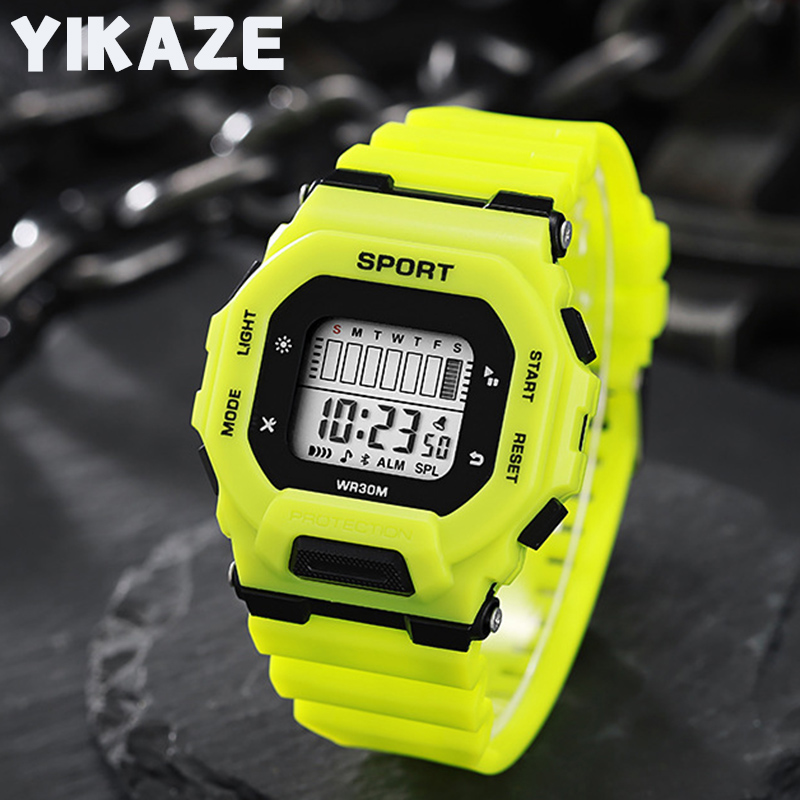 Outdoor Adventure Gifts - YIKAZE Herren-Sportuhr, wasserdicht, LED, Digitaluhren, Student,
