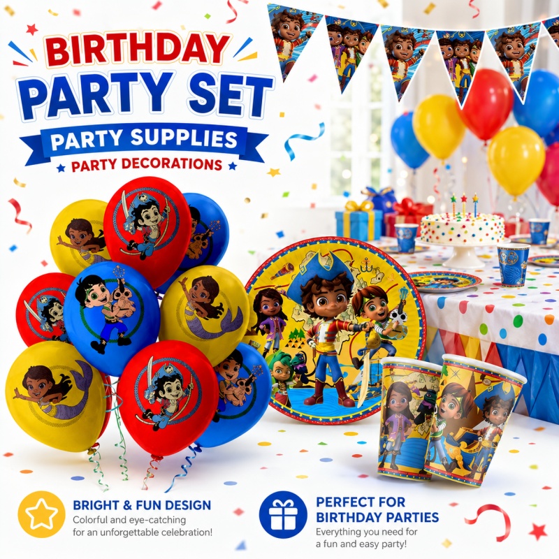 Outdoor Adventure Birthday Party - Santiago of The Seas Geburtstagsparty-Dekoration Picknick
