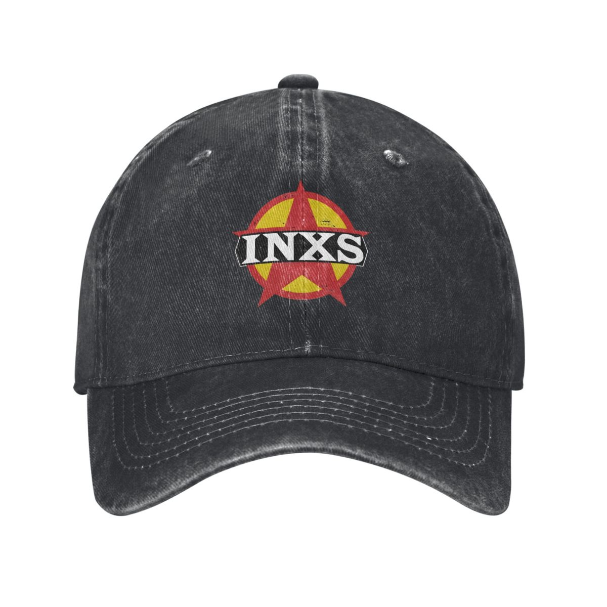 Outdoor Adventure Golf - INXS, Star Logo, Vintage, Retro Grafik,