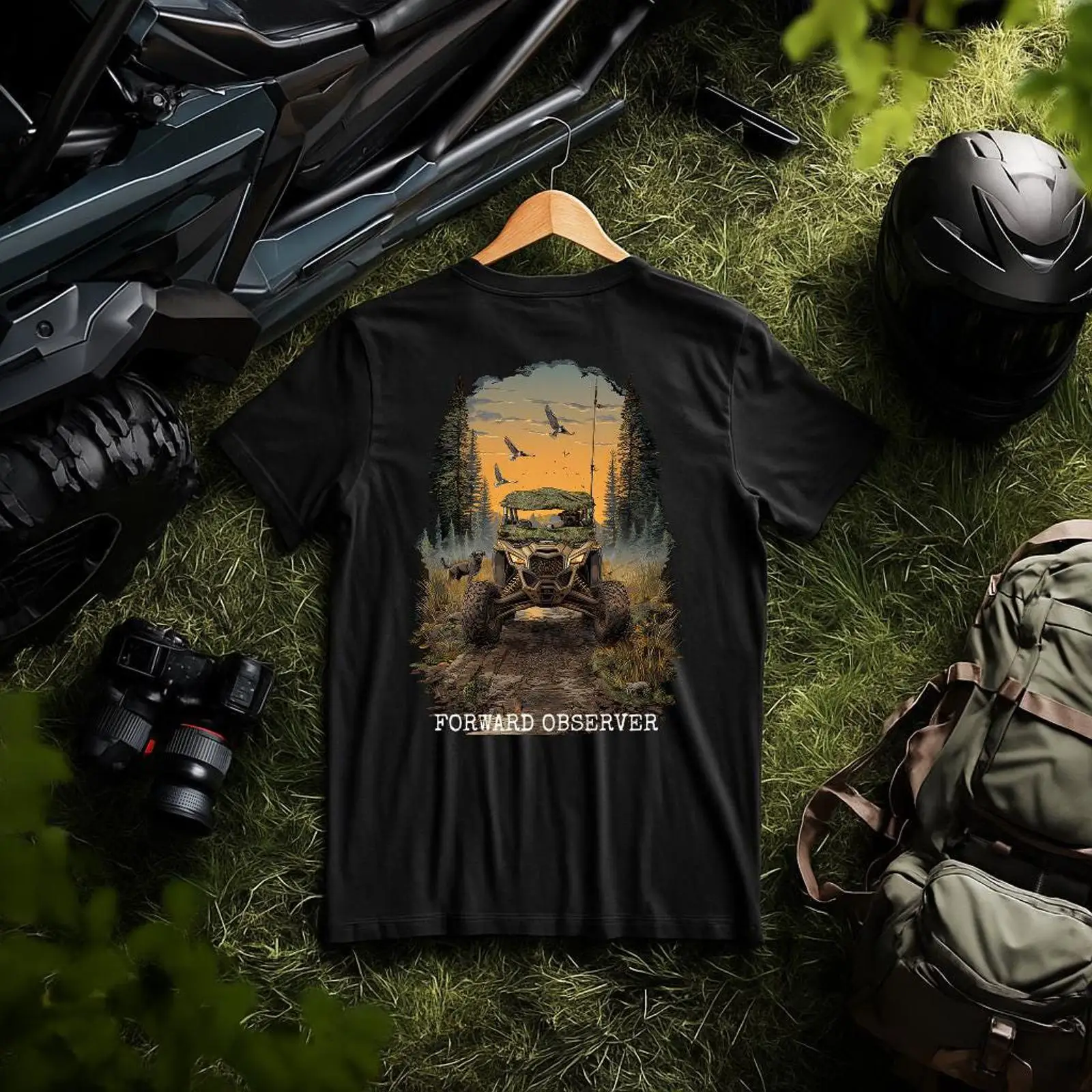 Outdoor Adventure Utv - ATV UTV T-Shirt Offroad Wald-Abenteuer-Liebhaber Camping