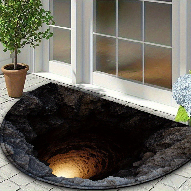 Outdoor Adventure Golf - Feurige Lava-Schlucht Vulkan-Matte Rutschfester Bodenbelag für