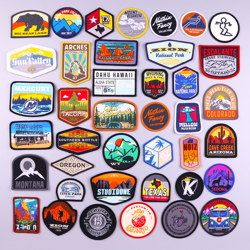 Outdoor Adventure And Travel Show - Outdoor-Reise-Patch, Berg-Patches auf Kleidung, zum Aufnähen,