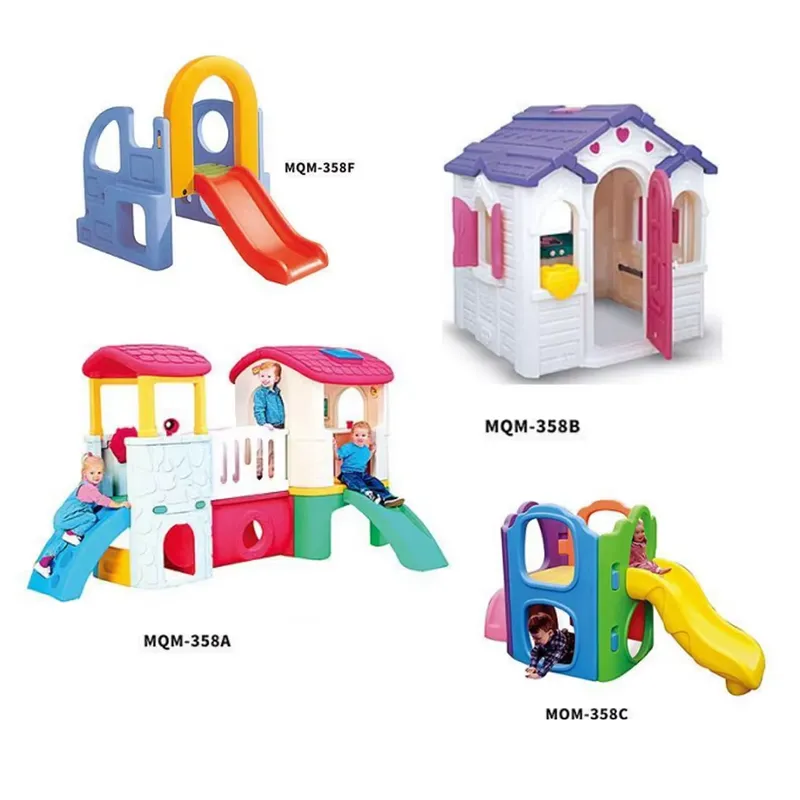 Outdoor Adventure Educator - Kinder-Spielhaus-Rutsche-Serie Mehrfachmaterial Indoor-Outdoor-Abenteuer-Spielset für Kindergarten und