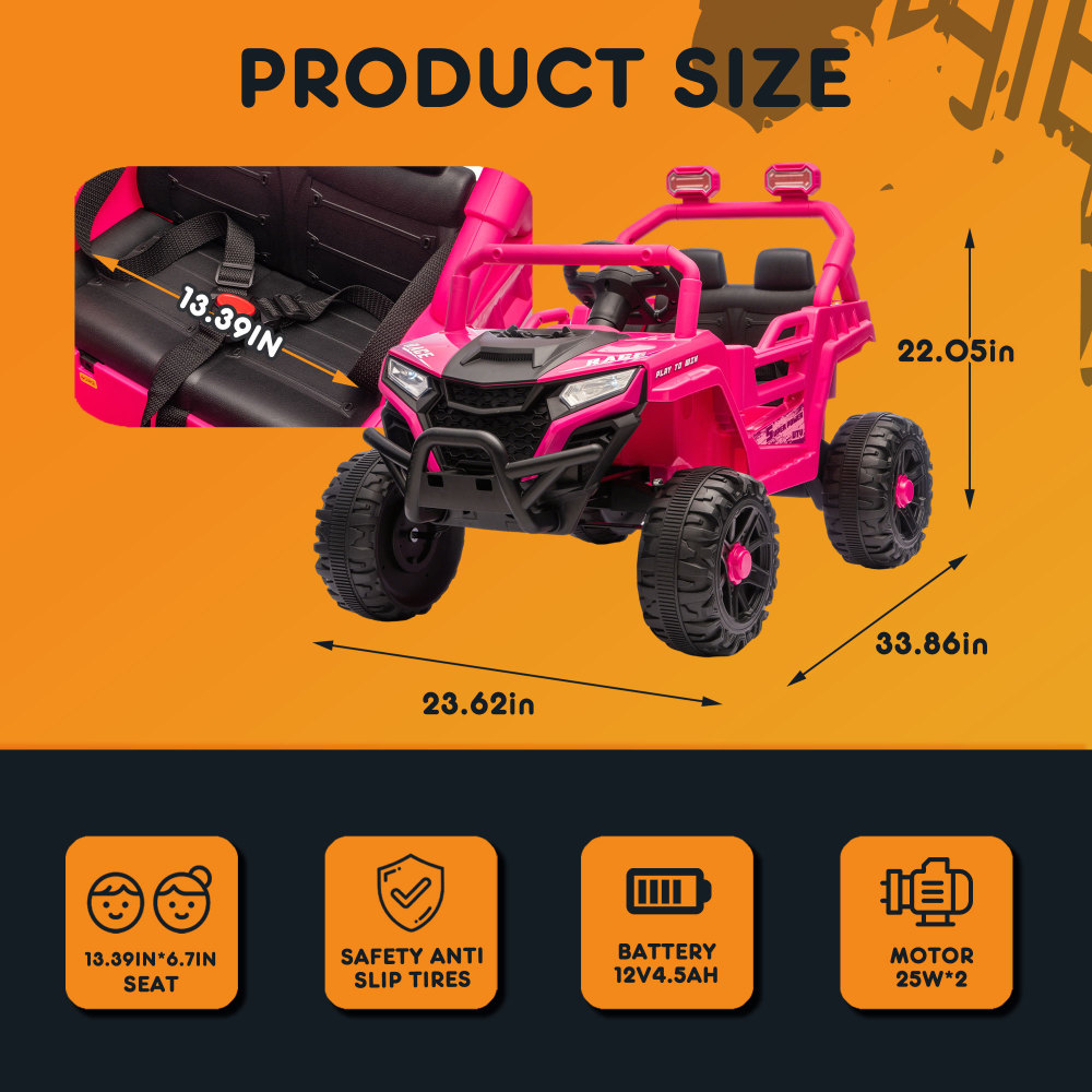 12V Elektro-UTV für Kinder mit – Outdoor Adventure Utv Bewertung und Preis