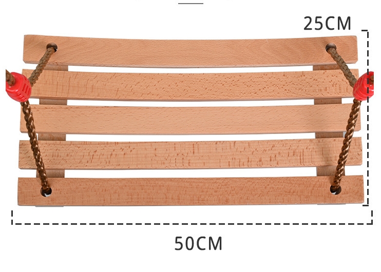 Hängender Holzschaukelsitz für – Outdoor Adventure Educator Bewertung und Preis
