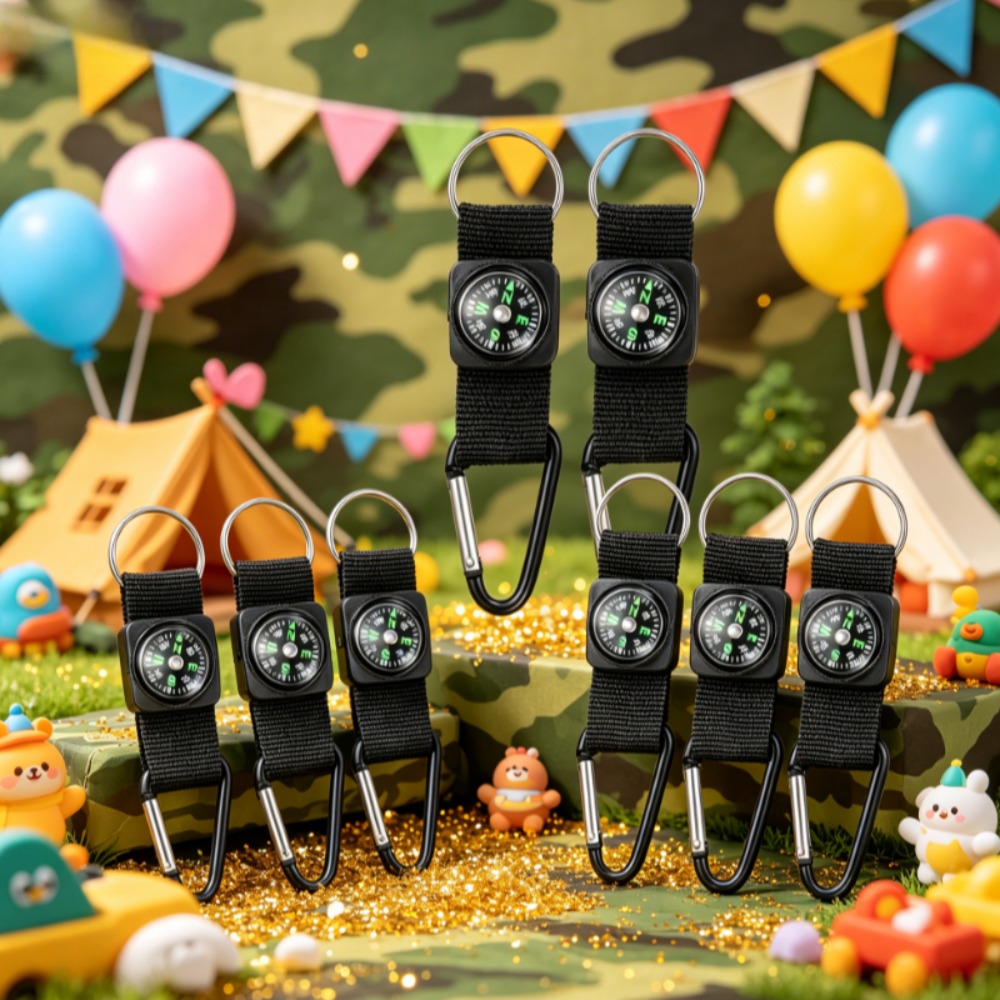 6er-Set Kompass mit Gürtelclip – Outdoor Adventure Birthday Party Bewertung und Preis