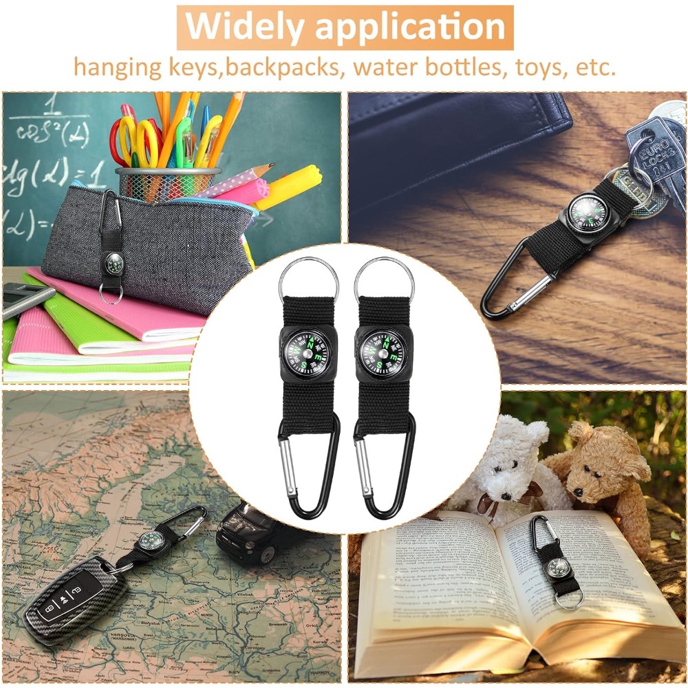6er-Set Kompass mit Gürtelclip – Outdoor Adventure Birthday Party Bewertung und Preis