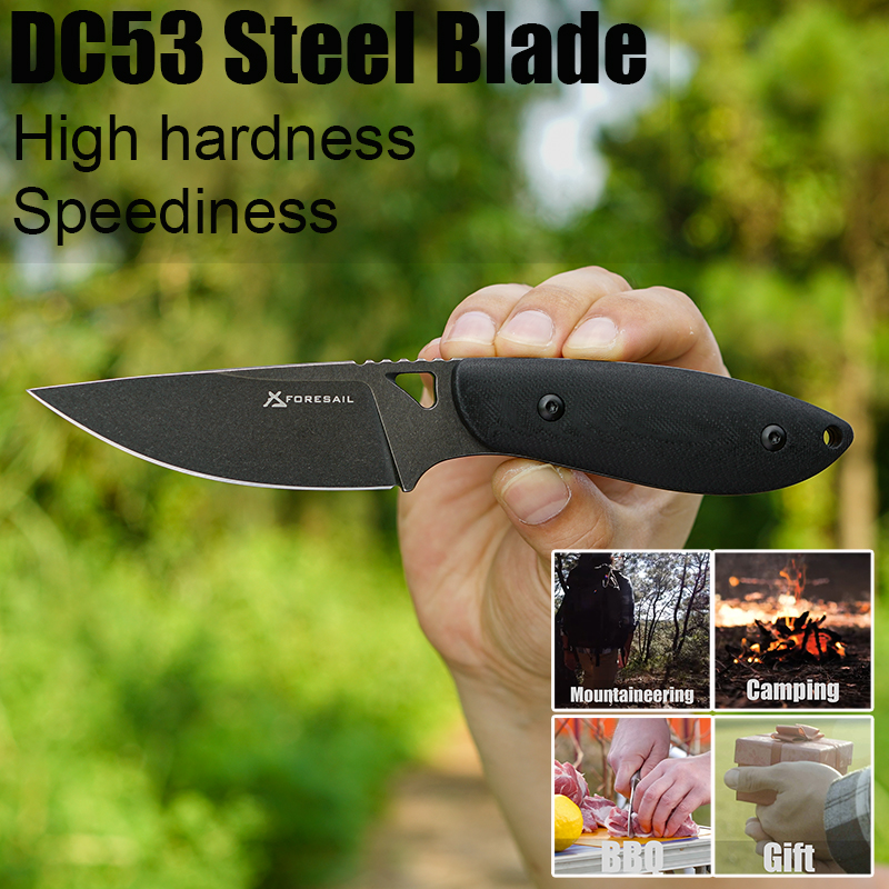 FORESAIL DC53 Stahl Klinge Mes – Survival Knife Full Tang Bewertung und Preis