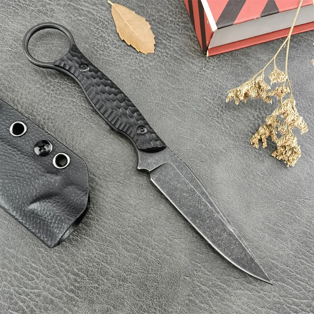 Hochharte Outdoor-Camping-Mess – Survival Knife Full Tang Bewertung und Preis