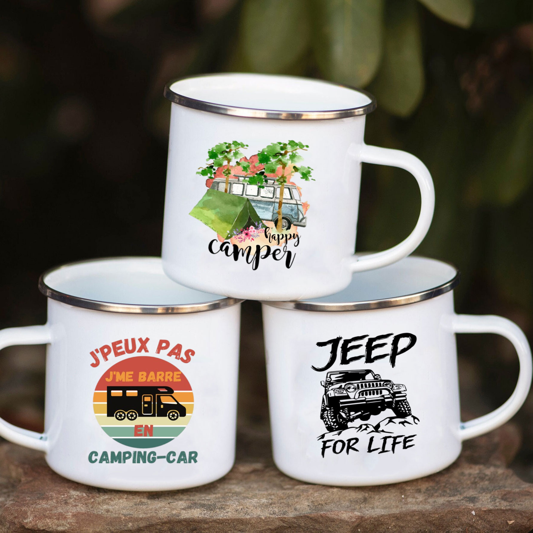 Camping-Auto Emaille-Becher 'A – Outdoor Adventure Gifts Bewertung und Preis