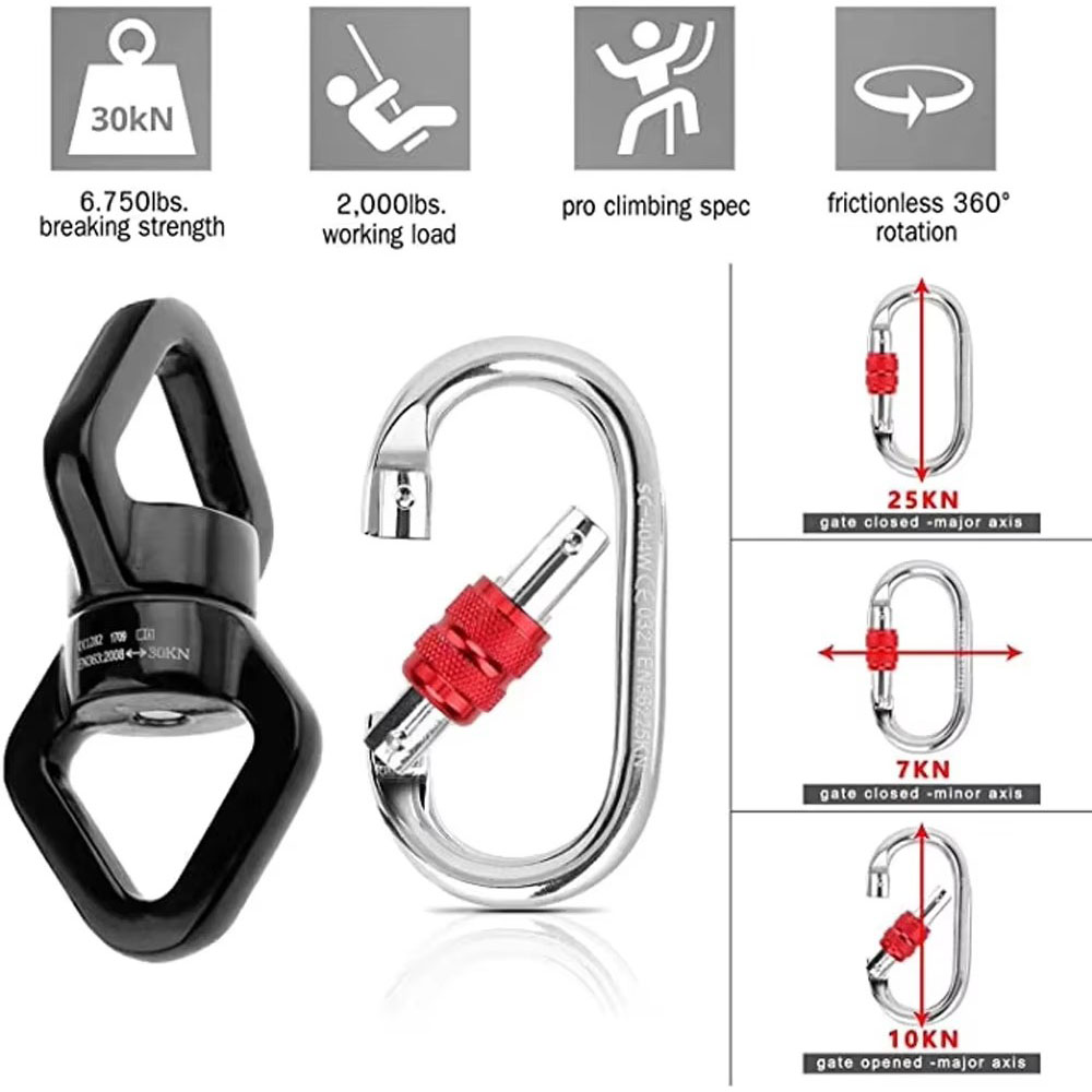 Aerial Silk Yoga Hardware-Set  – Outdoor Adventure Training Bewertung und Preis