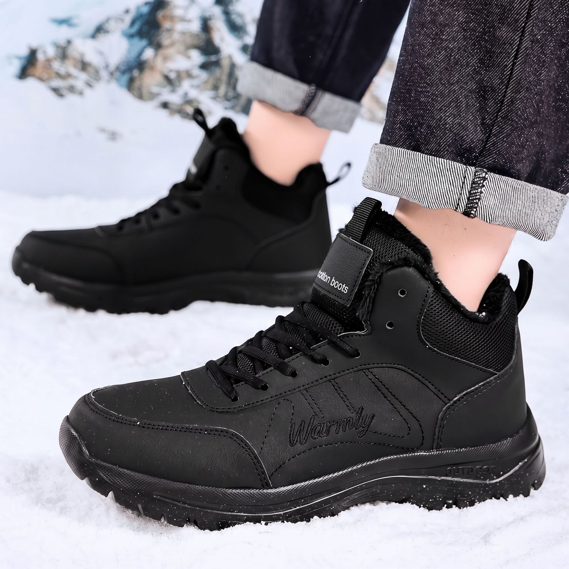 Herren-Baumwollschuhe mit dick – Outdoor Adventure Hiking Bewertung und Preis