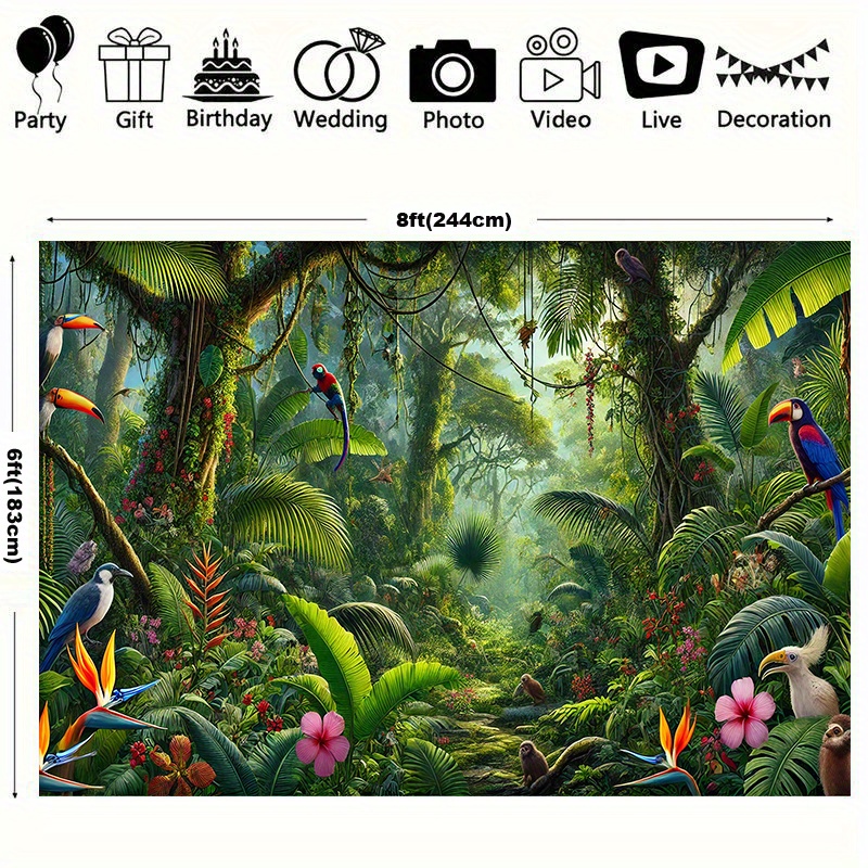 1 Stück Dschungel Abenteuer Hi – Outdoor Adventure Birthday Party Bewertung und Preis
