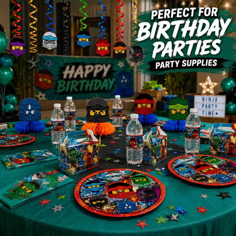 Ninja-Kombinations-Geburtstags – Outdoor Adventure Birthday Party Bewertung und Preis