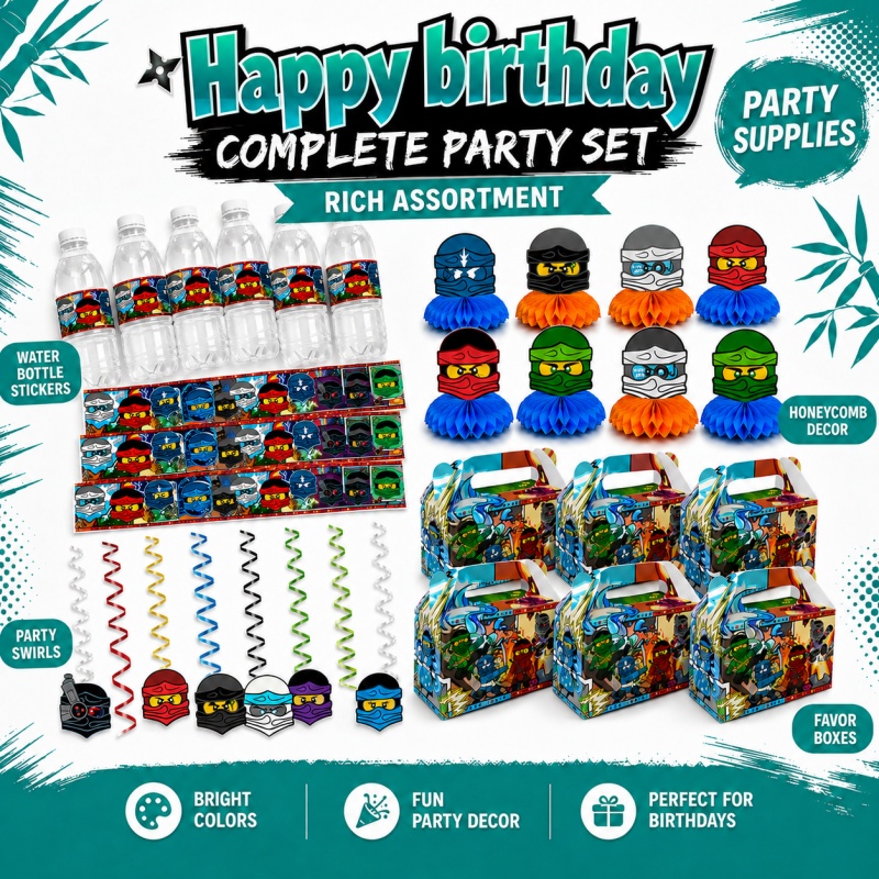 Ninja-Kombinations-Geburtstags – Outdoor Adventure Birthday Party Bewertung und Preis