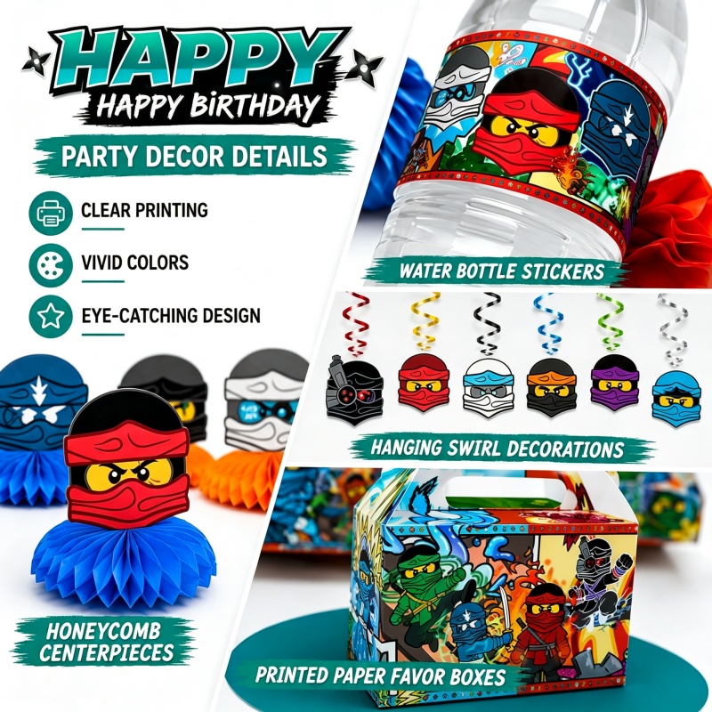 Ninja-Kombinations-Geburtstags – Outdoor Adventure Birthday Party Bewertung und Preis
